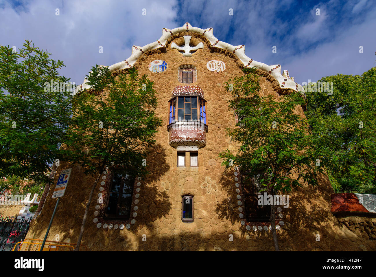 Park Güell in Barcelona, Spanien Stockfoto