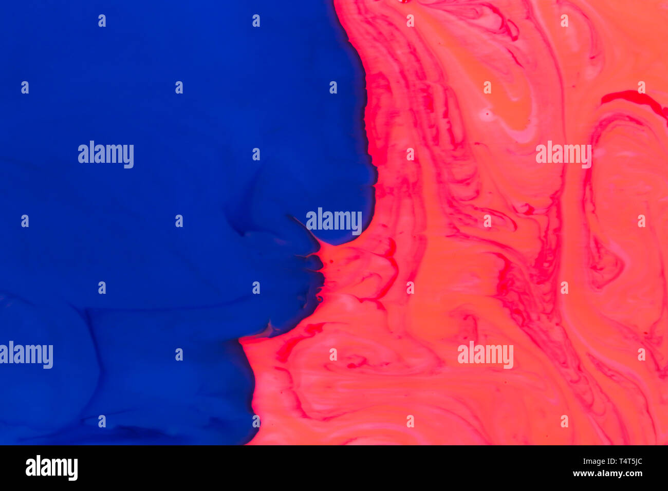 Blau Rot Marmor Textur Stockfoto