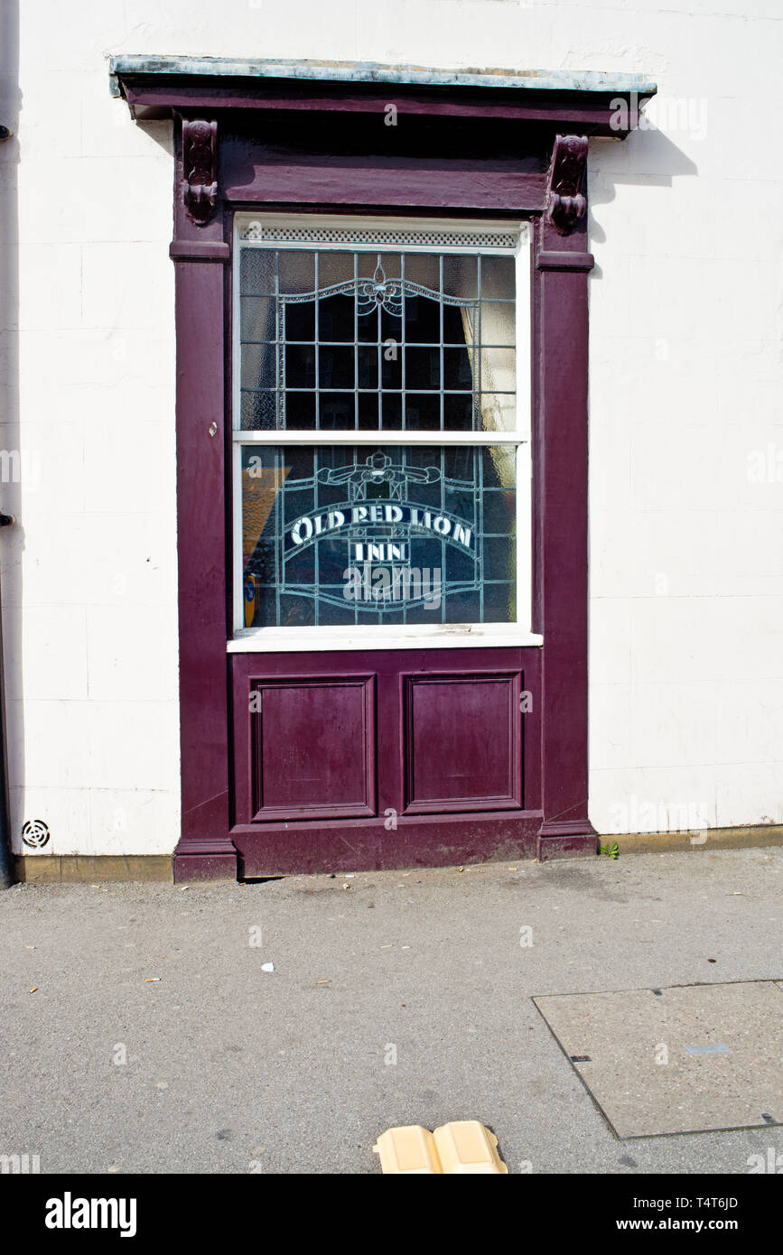 Die alten Red Lion, Meadow Lane, LEED, England Stockfoto