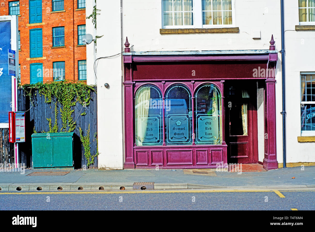 Die alten Red Lion, Meadow Lane, LEED, England Stockfoto