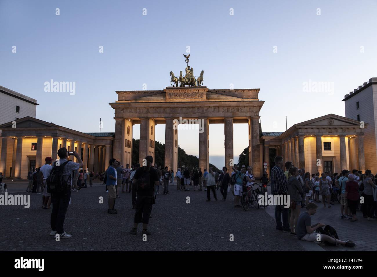 Brandenburger Tor, Berlin, Deutschland, Europa Stockfoto