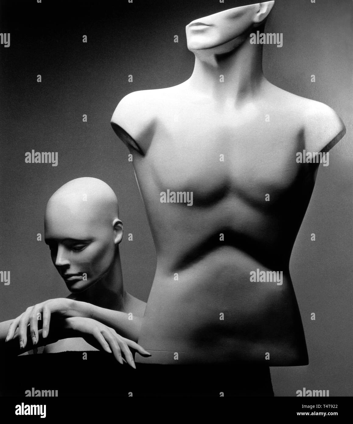 Store mannequin fotografiert in einem Studio gedreht Stockfoto
