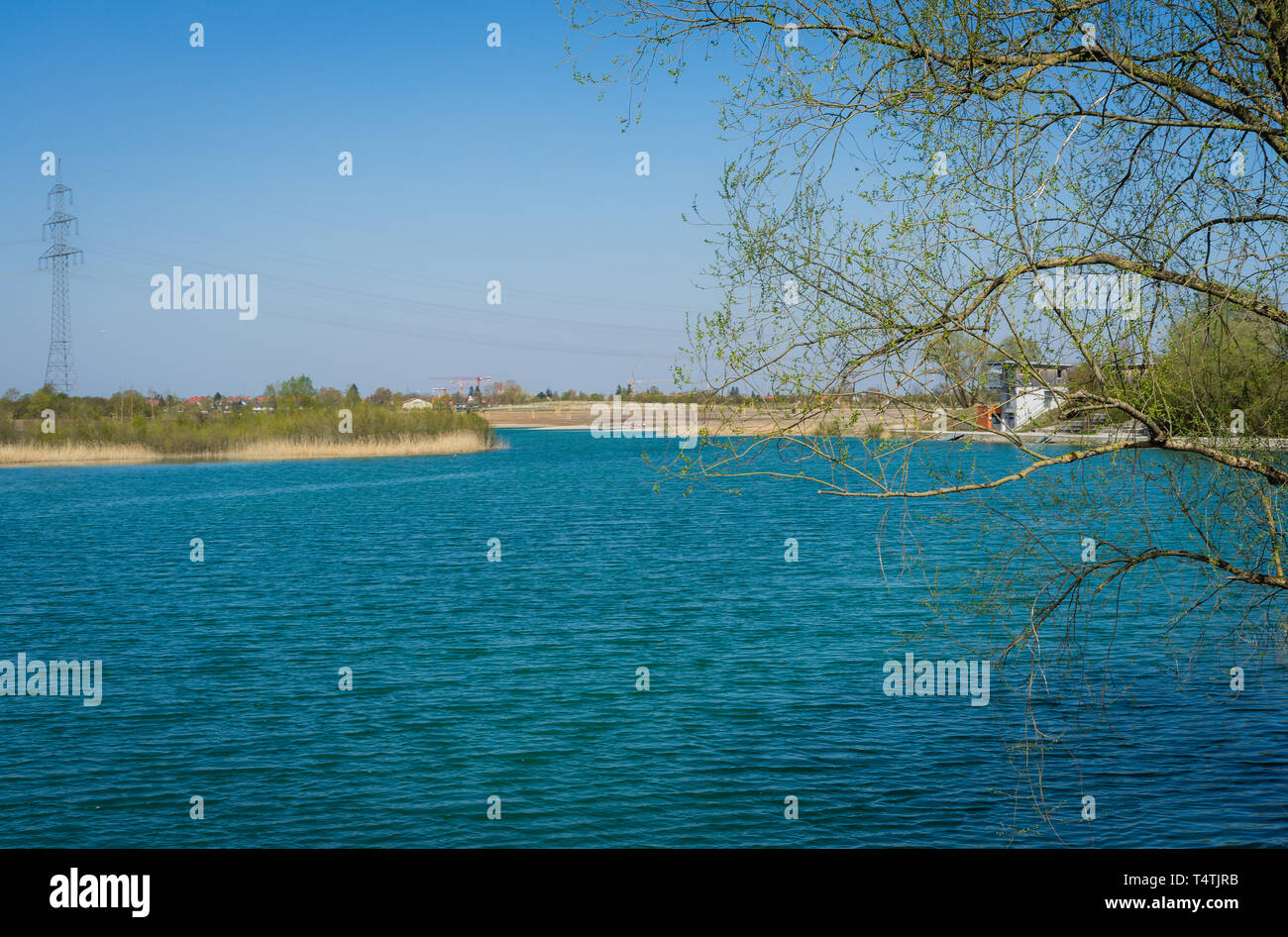 Schönen Anblick am Strand an einem sonnigen Tag Stockfoto