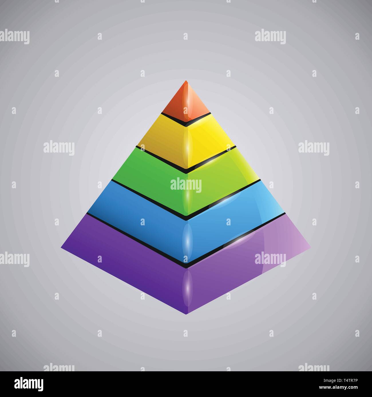 Estructura piramidal Stock-Vektorgrafiken kaufen - Alamy