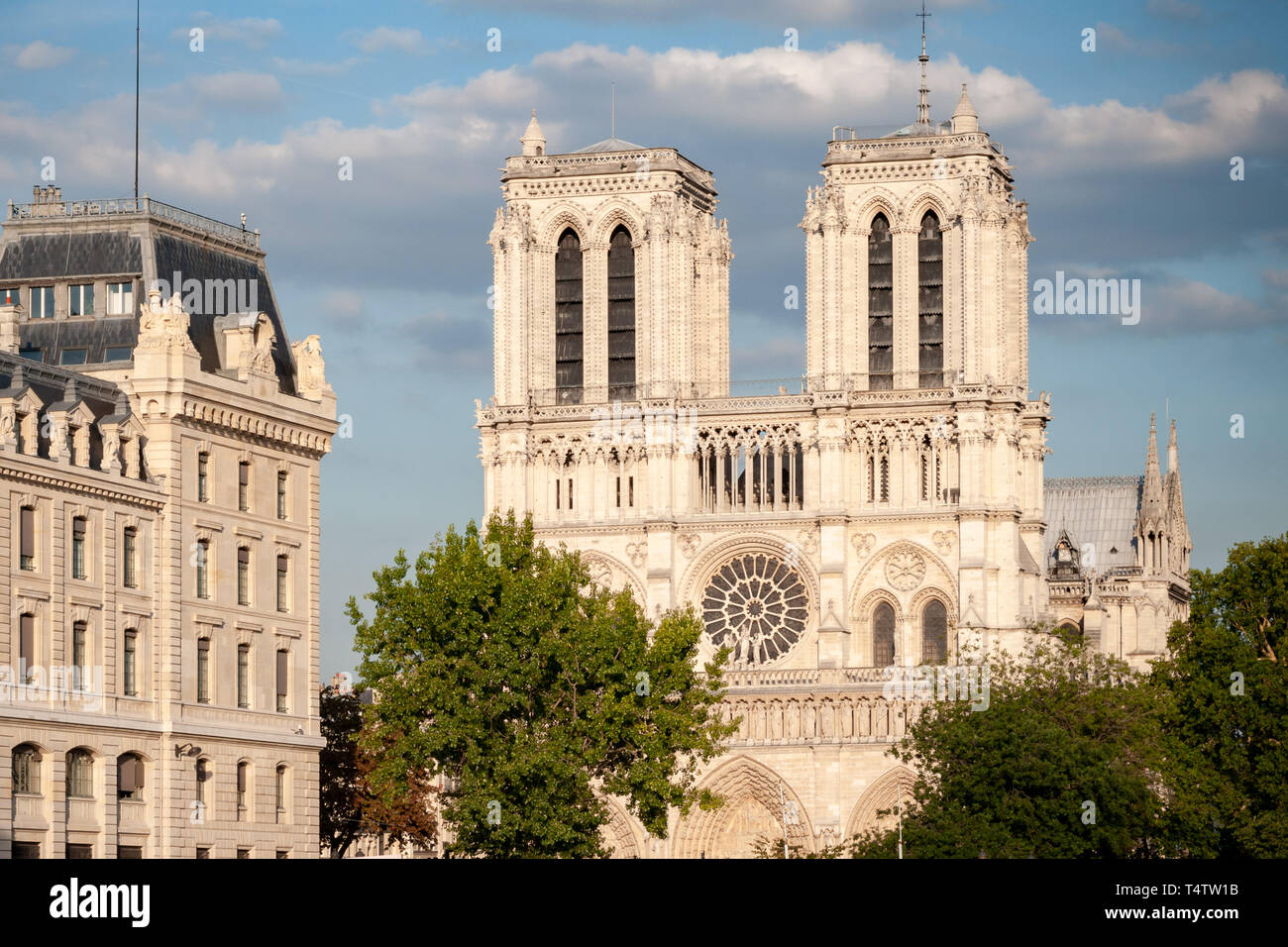 Die Kathedrale Notre Dame de Paris in Frankreich Stockfoto
