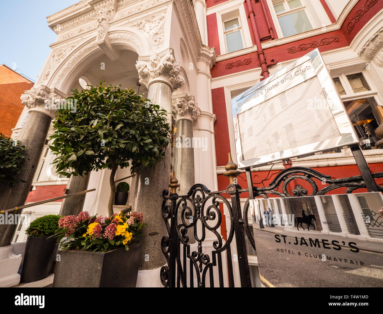 St. James's Hotel & Club Mayfair, London, England, UK, GB. Stockfoto