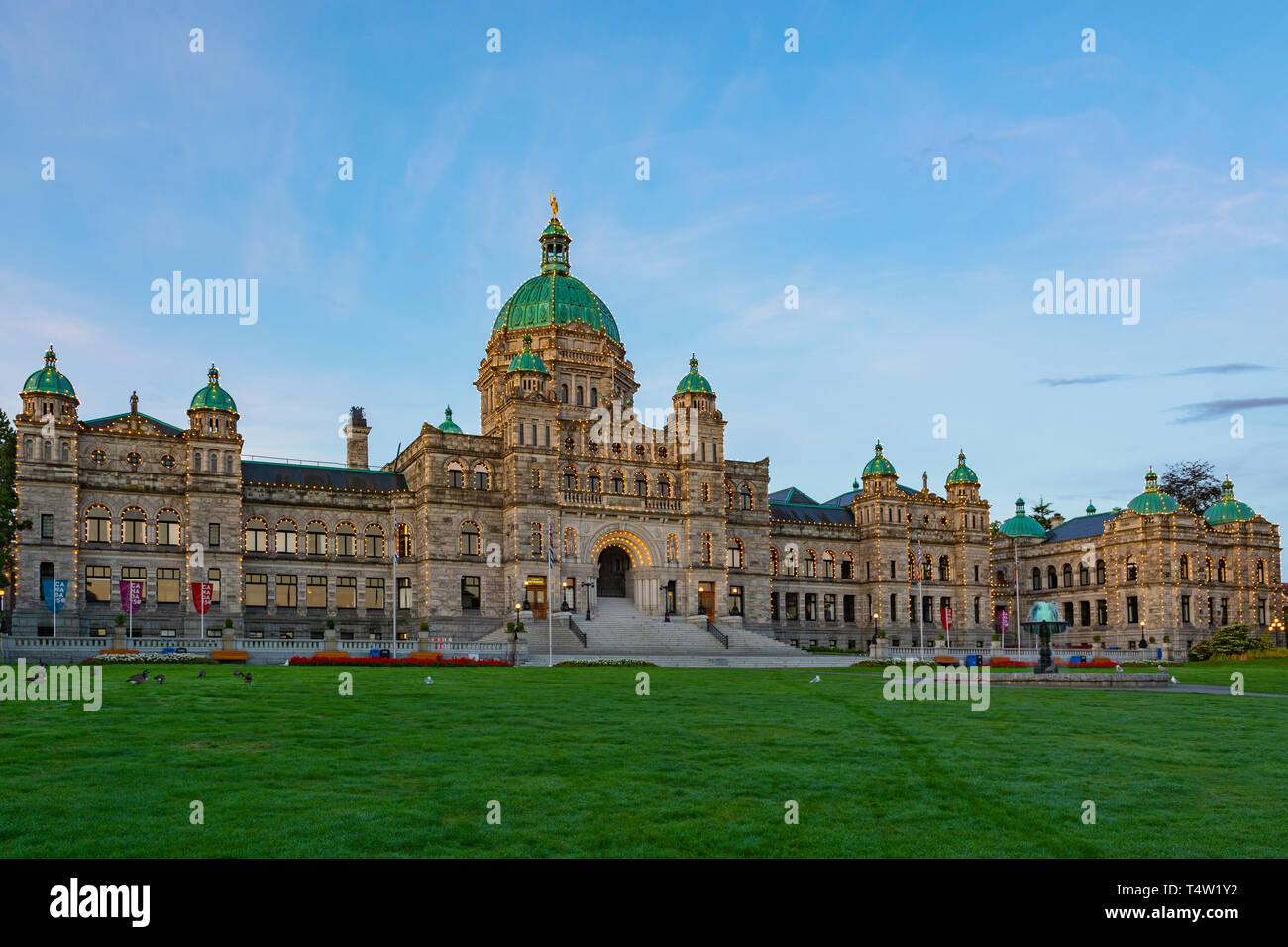 Kanada, Victoria, Britisch-Kolumbien Parlamentsgebäude Stockfoto