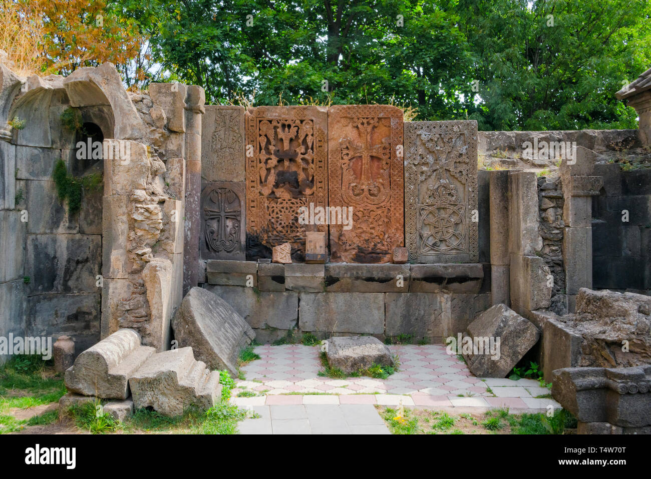 Kecharis Kloster, tsakhkadzor Provinz, Jerewan, Armenien Stockfoto