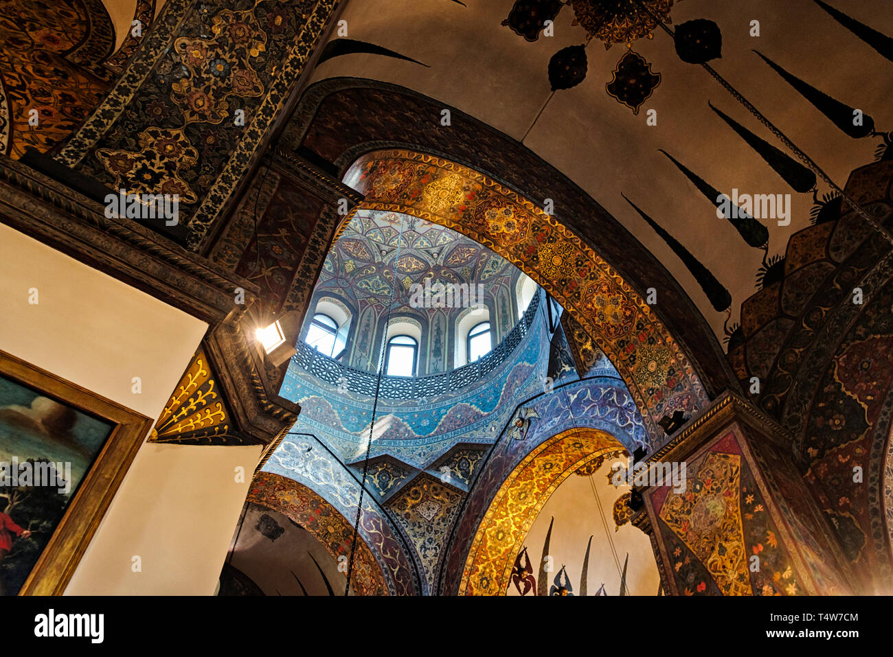 Im Inneren der Kathedrale von Etschmiadzin, UNESCO-Weltkulturerbe, Vagharshapat, Truskavets Provinz, Armenien Stockfoto
