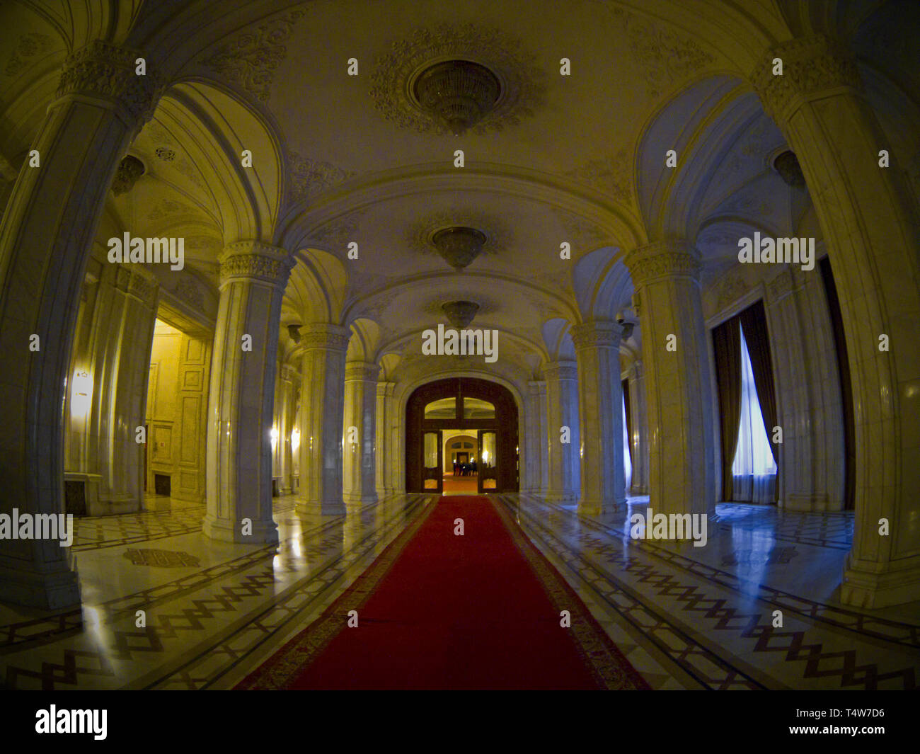 Das rumänische Parlament Stockfoto