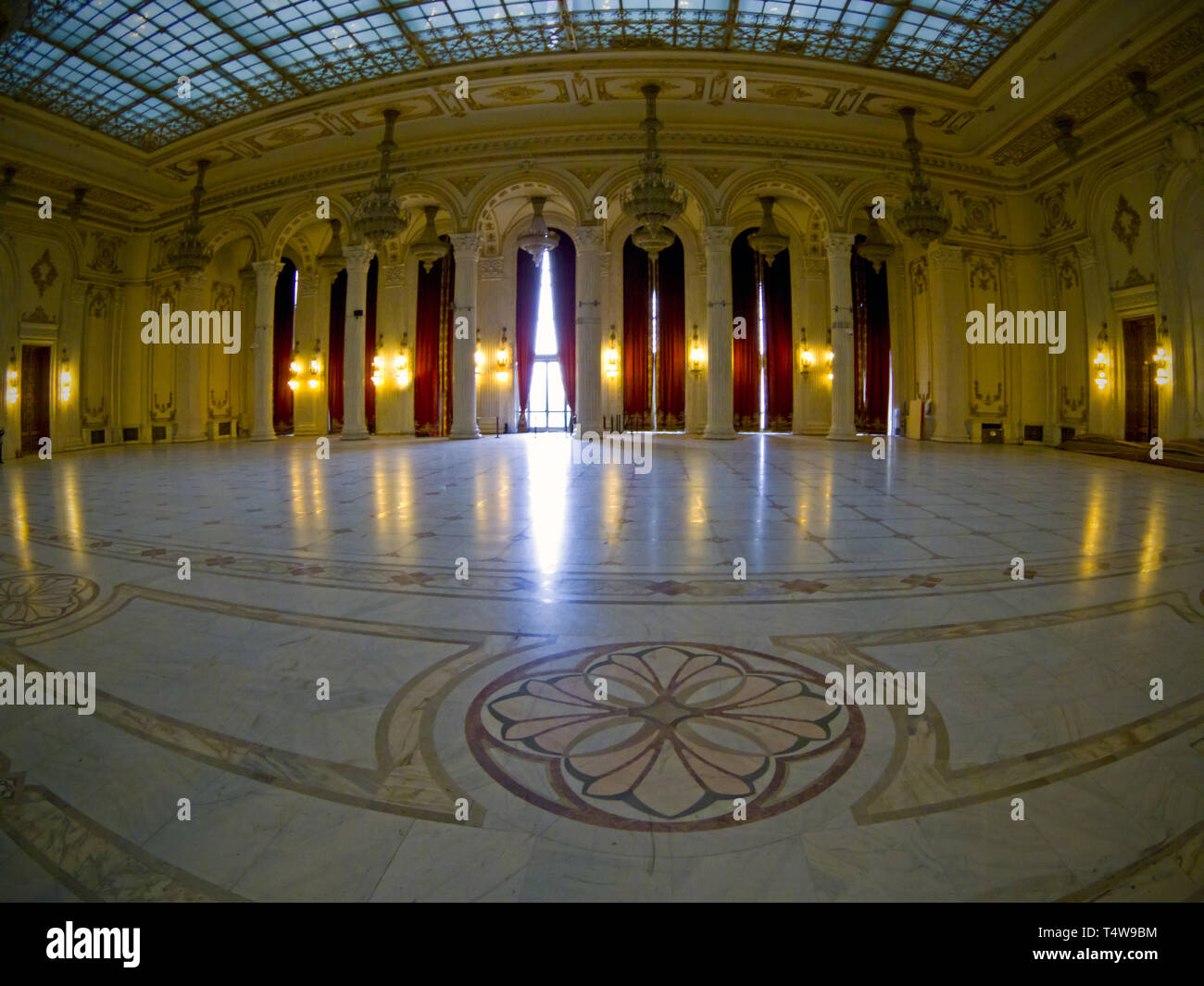 Das rumänische Parlament Stockfoto