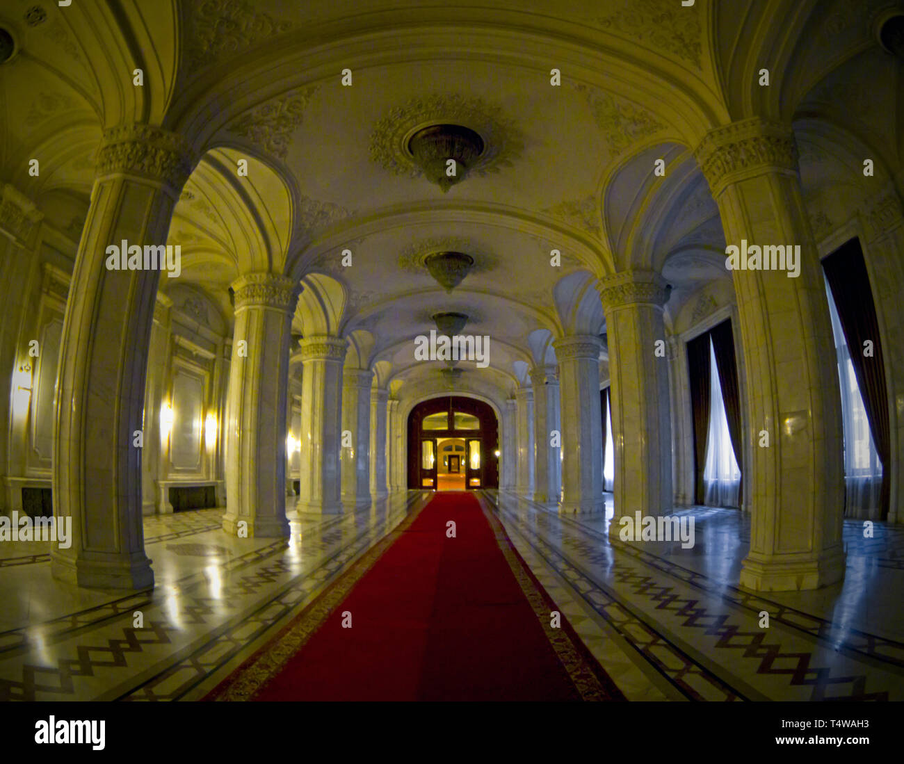 Das rumänische Parlament Stockfoto