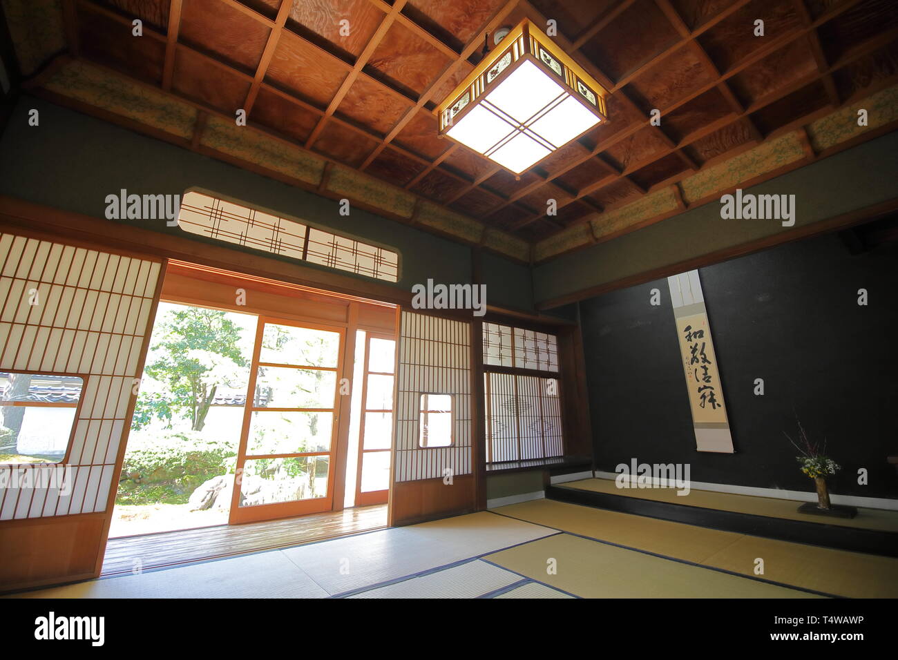 Traditionelle japanische altes Haus Kyu Takamineke Haus in Kanazawa Japan Stockfoto