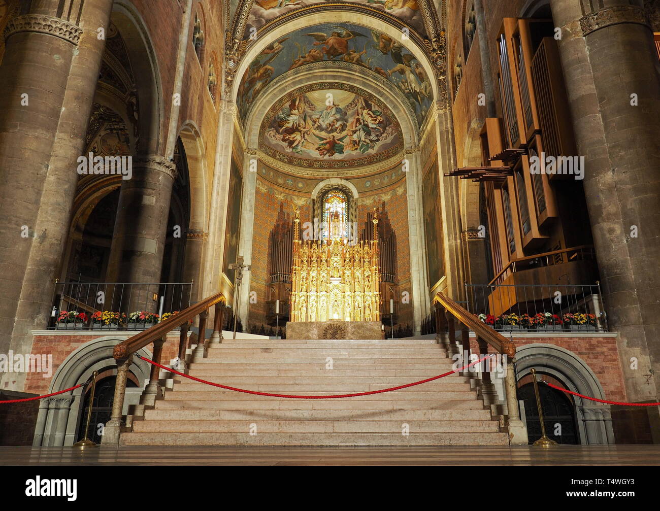 Altar in Piacenza Kuppel Stockfoto