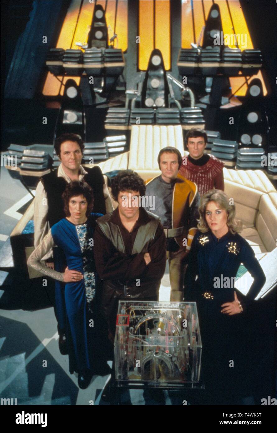 JACKSON, CHAPPELL, Thomas, Keating, DARROW, KNYVETTE, blakes 7, 1978 Stockfoto