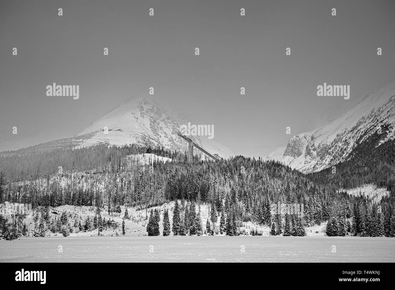 Štrbské Pleso, Slowakei Stockfoto