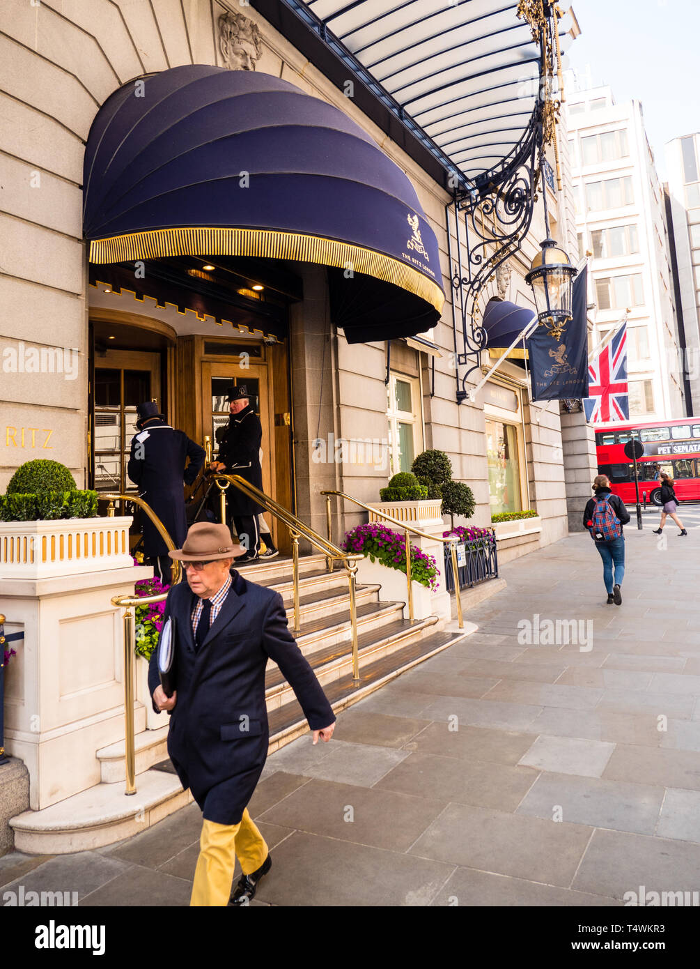 Das Ritz Hotel, Arlington Street, London, England, UK, GB. Stockfoto