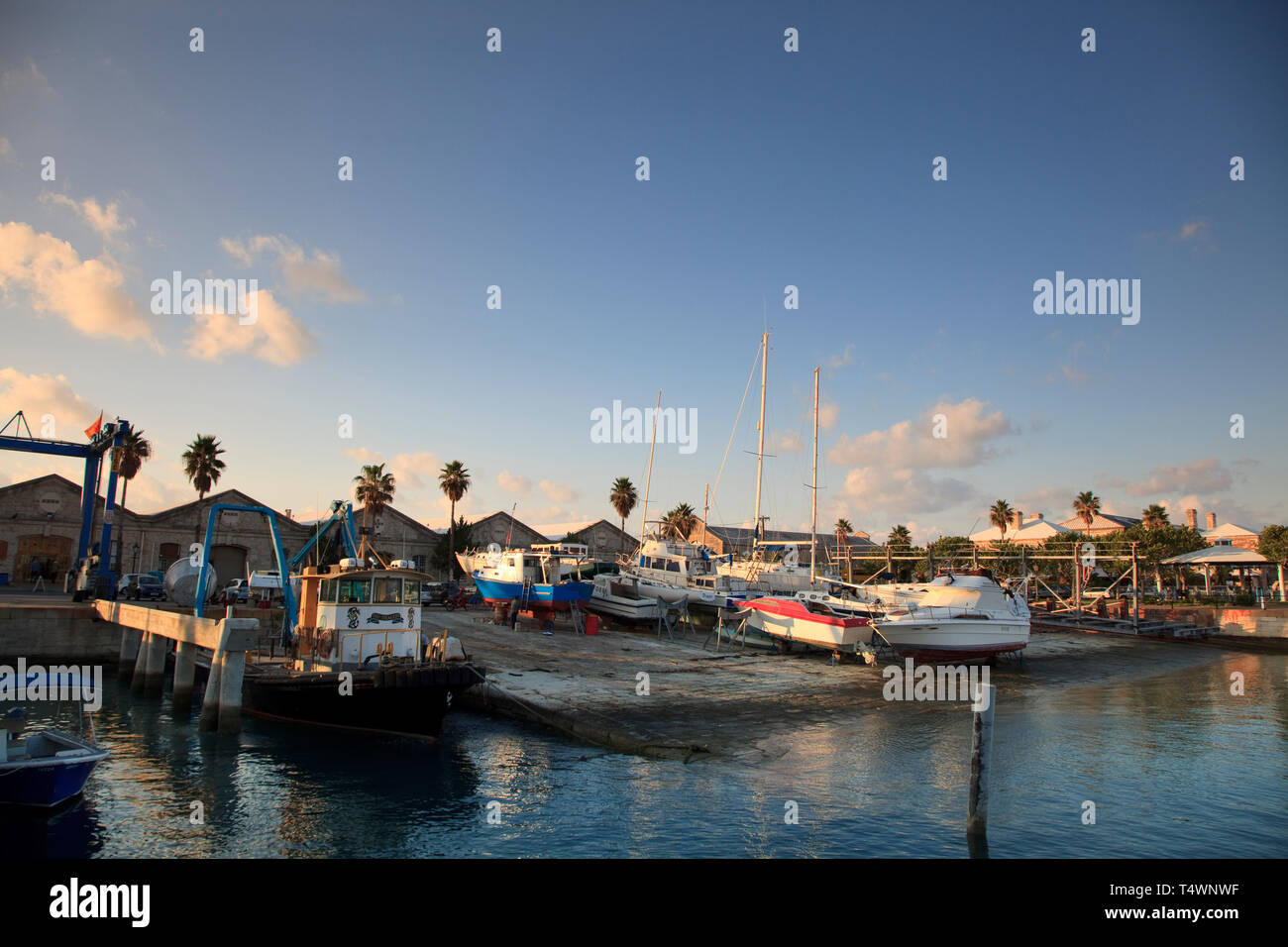 Bermuda, Royal Naval Dockyard Stockfoto