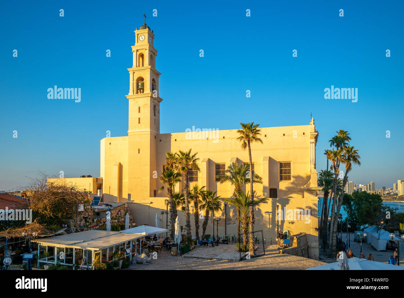 St. Peter's Kirche, in der Nähe von Jaffa, Tel Aviv, Israel Stockfoto