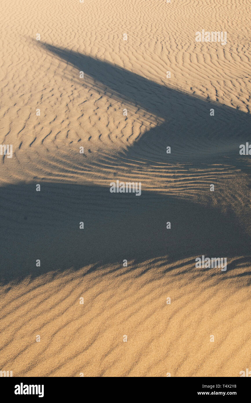 Sand Dune Muster, Rincon Chico, die Halbinsel Valdes, Patagonien, Argentinien Stockfoto