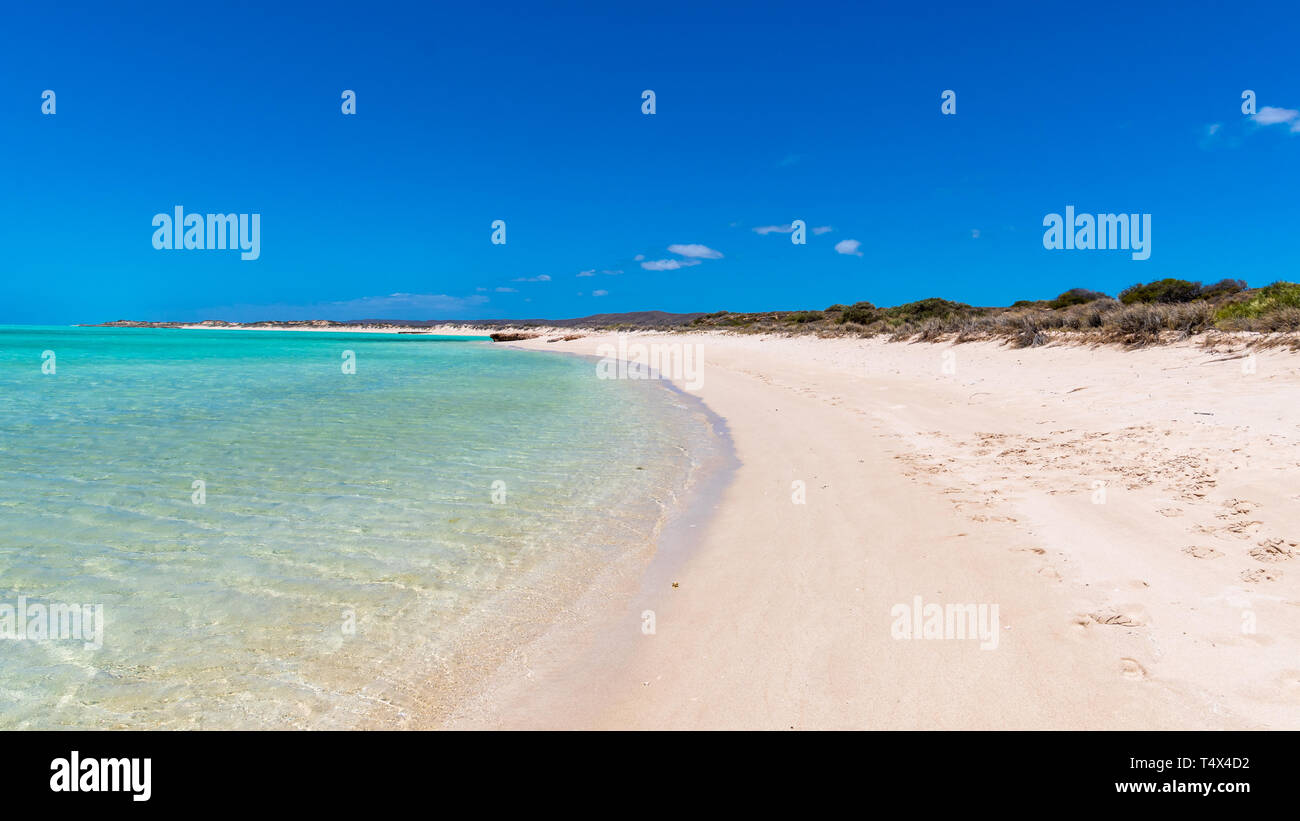 Turquoise Bay am Indischen Ozean im Cape Range National Park Australien Stockfoto