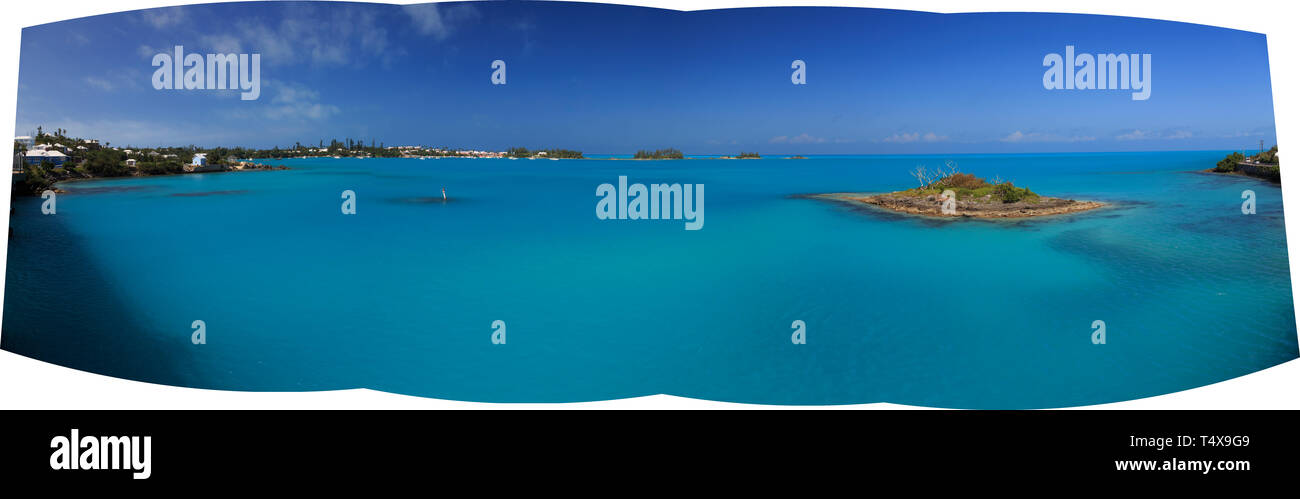 Bermuda, North Coast und Watford Insel Stockfoto