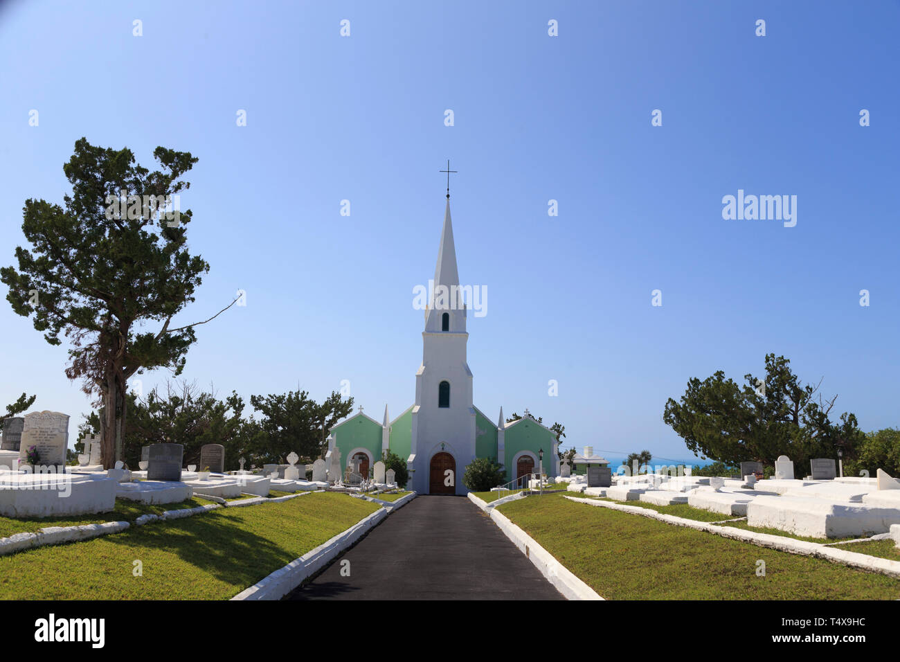 Bermuda, Sandy's Parish, St James' Church Stockfoto