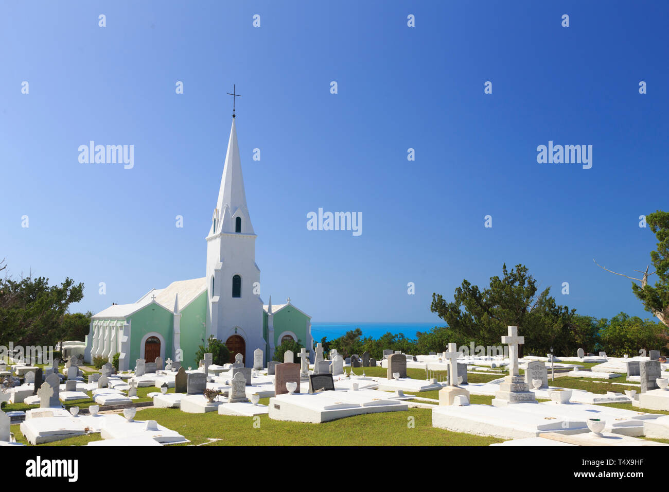 Bermuda, Sandy's Parish, St James' Church Stockfoto
