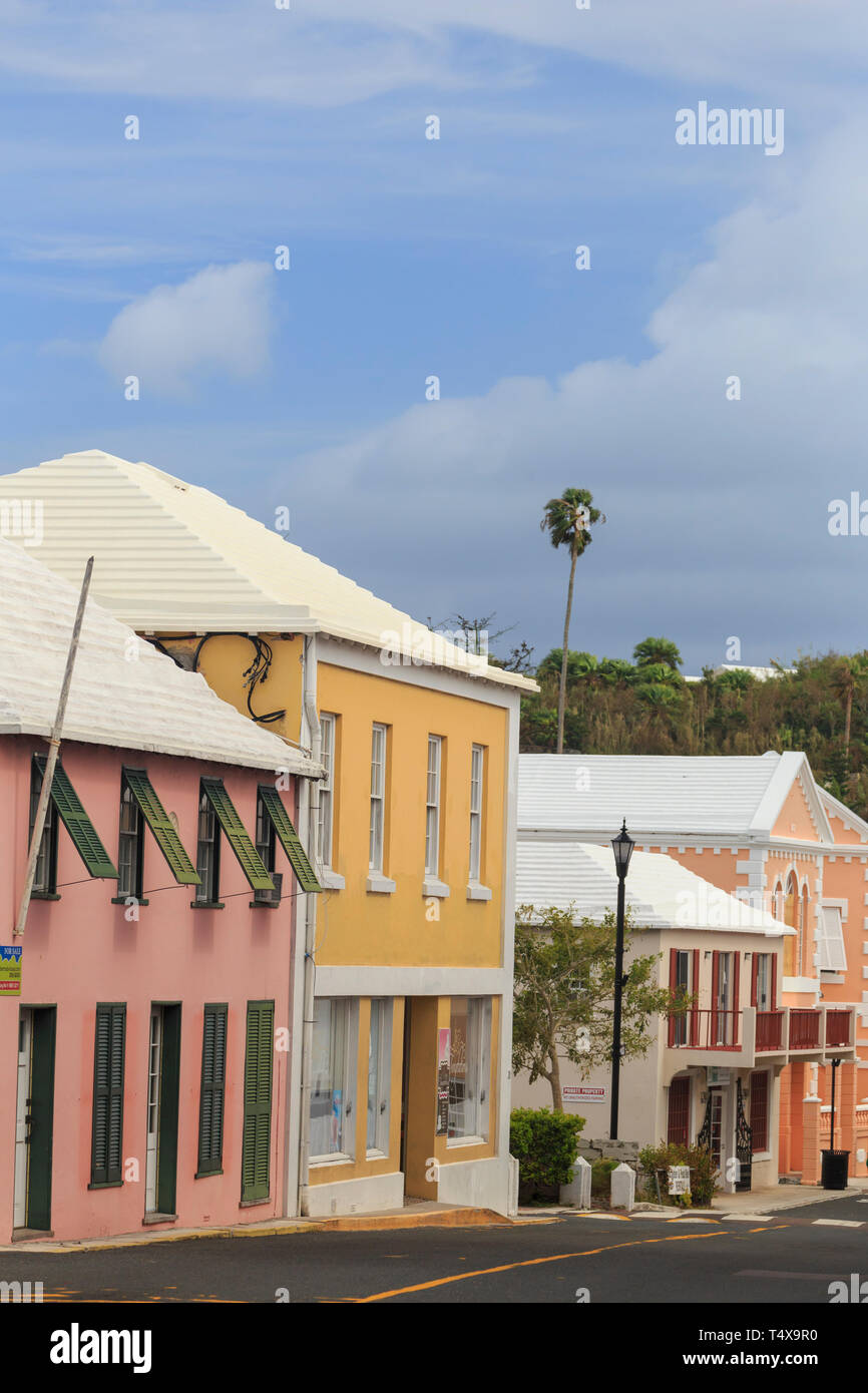 Bermuda, St. George's Historische Stadt Stockfoto