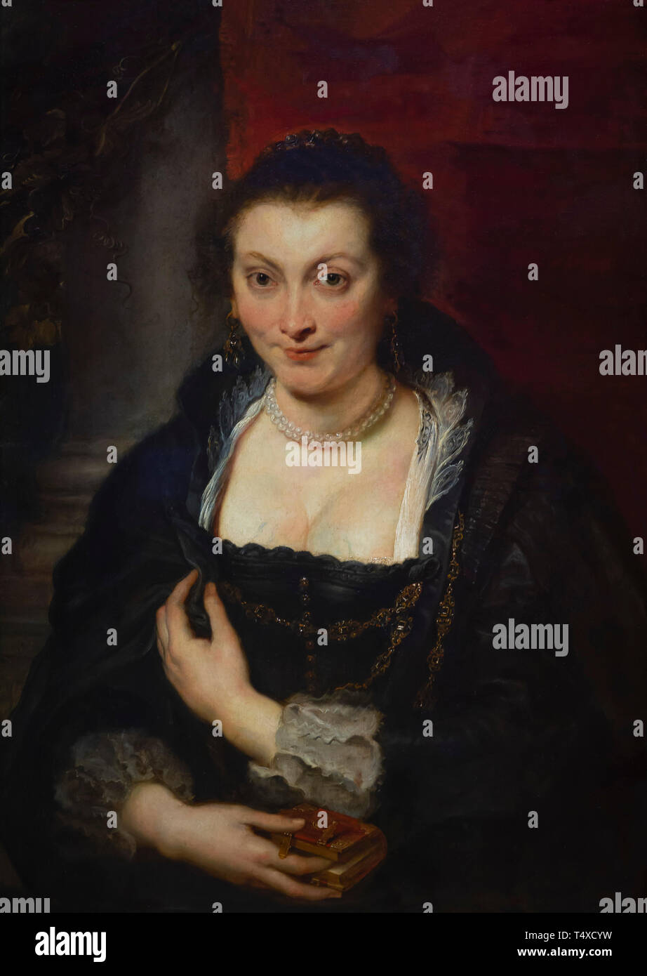Portrait von Isabella Brandt, Peter Paul Rubens, ca. 1626, Galleria degli Uffizi, Uffizien, Florenz, Toskana, Italien Stockfoto