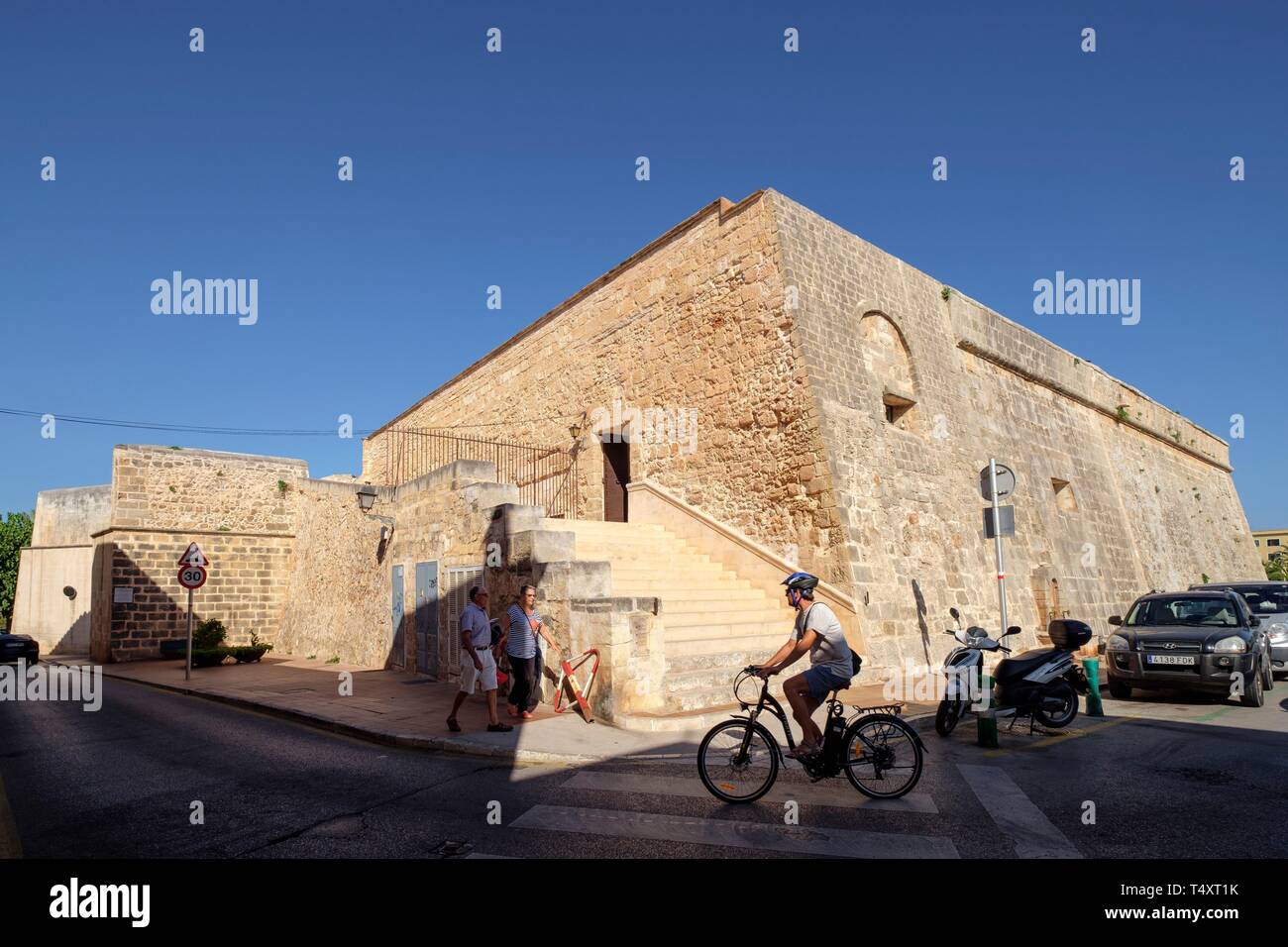 Museu Municipal de Ciutadella,. Bastió de Sa Font, Ciutadella, Menorca, Balearen, Spanien. Stockfoto