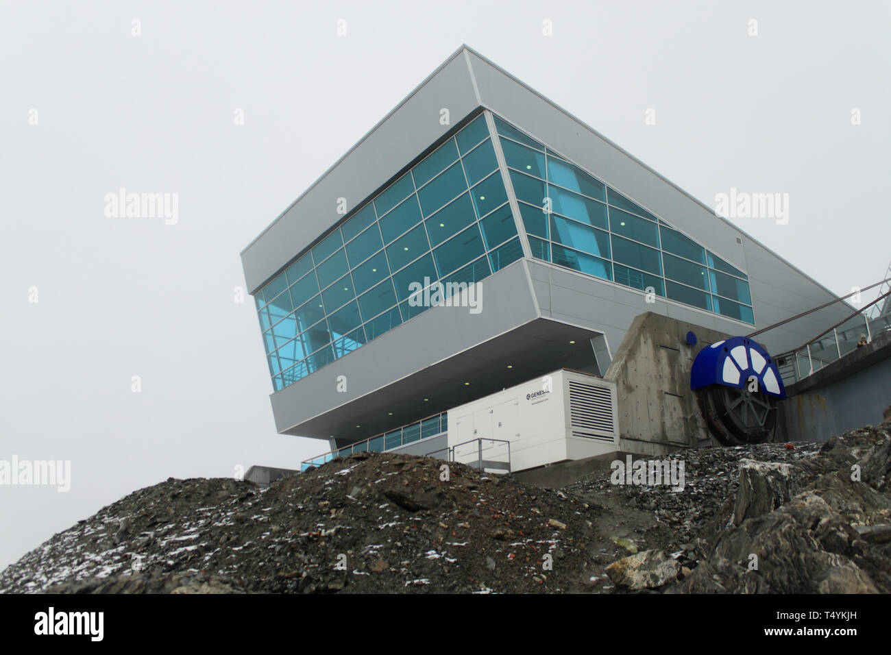 Merida, Venezuela - 12. Mai 2017: El Teleferico de Merida, die höchste und längste Seilbahn der Welt. Stockfoto