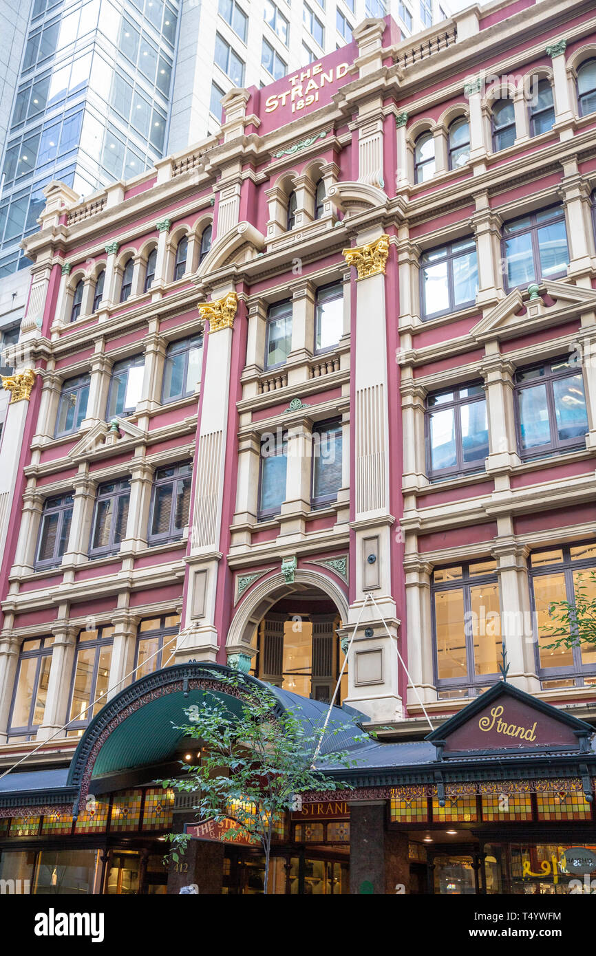 Strand Arcade retail Plaza in Sydney mit viktorianischen Fassade und Architektur, Sydney, NSW, Australien Stockfoto Strand Arcade retail Plaza in Sydney mit viktorianischen Fassade und Architektur, Sydney, NSW, Australien Stockfoto