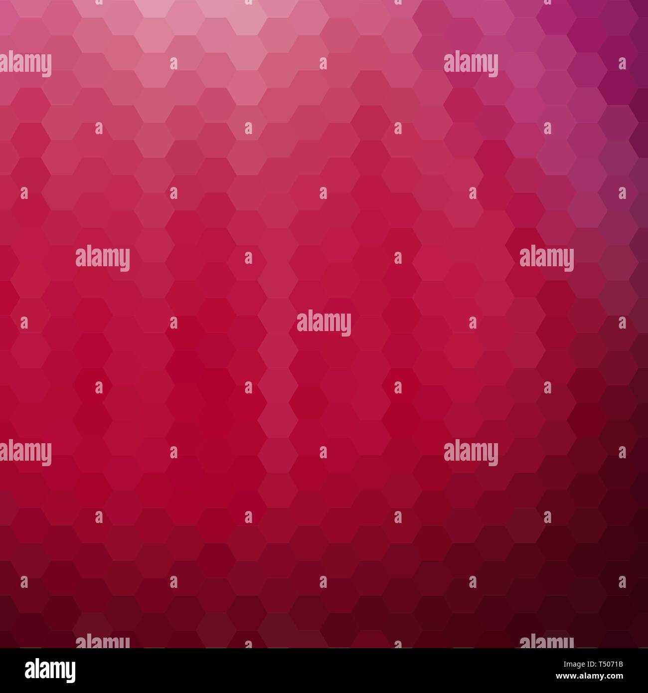 Sechseck Rot nahtlose Muster. Eps 10. Stockfoto