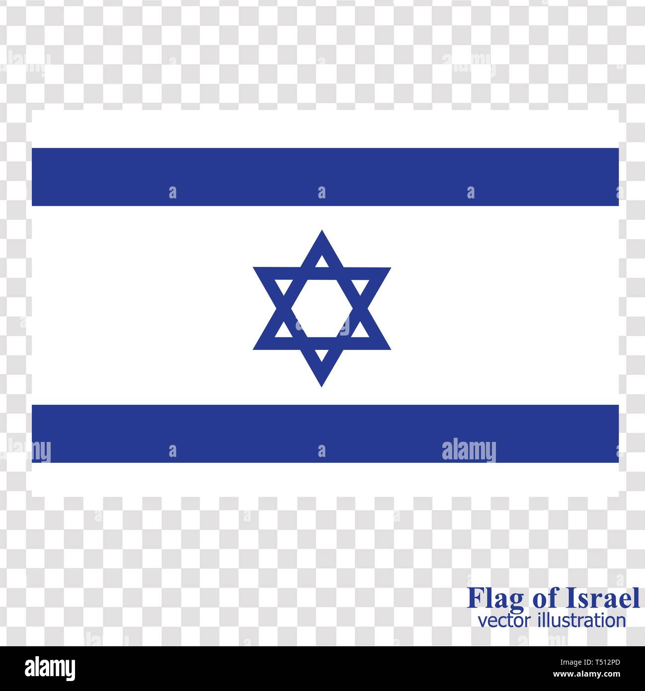 Heller Hintergrund mit Flagge von Israel. Tag der Unabhängigkeit Israels Hintergrund. Helle Abbildung mit Flagge. Abbildung mit transparenten Hintergrund. Stock Vektor