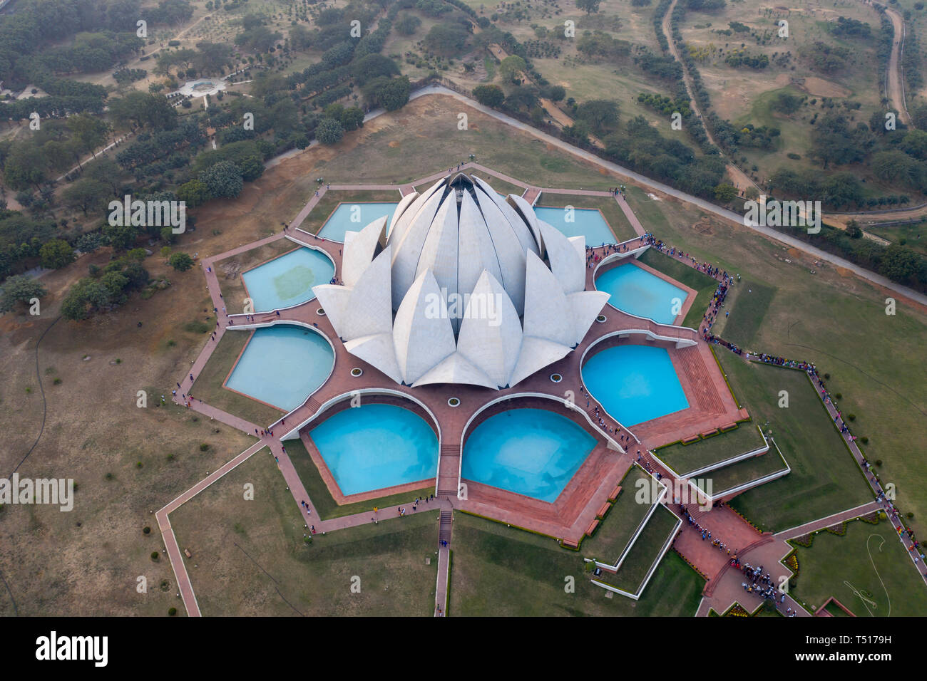 Indien, Neu-Delhi, Lotus Tempel Stockfoto