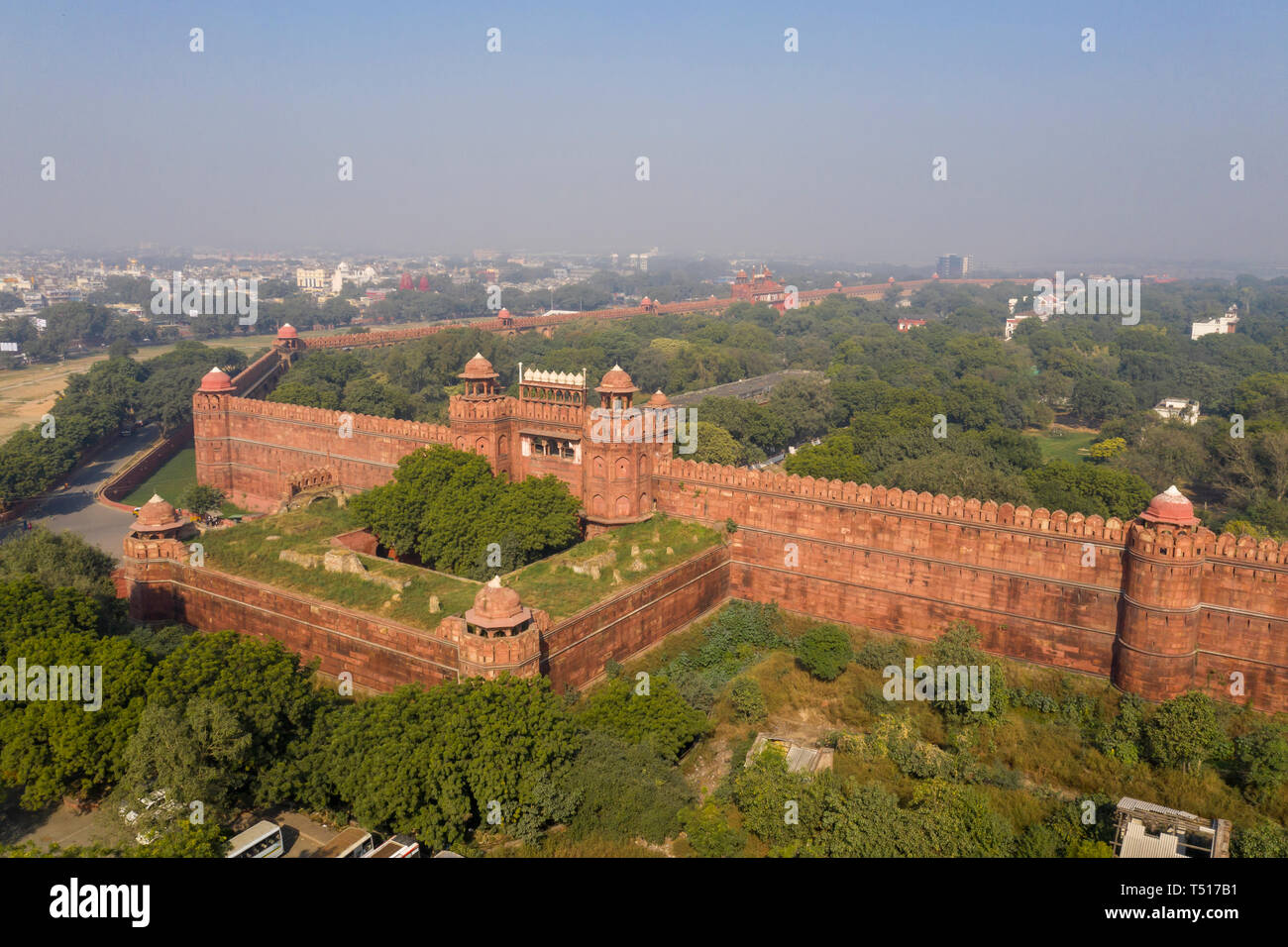Indien, New Delhi, Rotes Fort Stockfoto