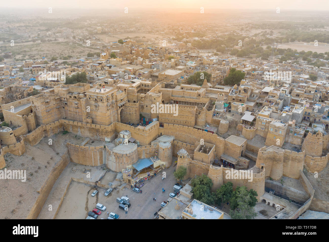 Indien, Rajasthan, Jaisalmer, Altstadt Stockfoto