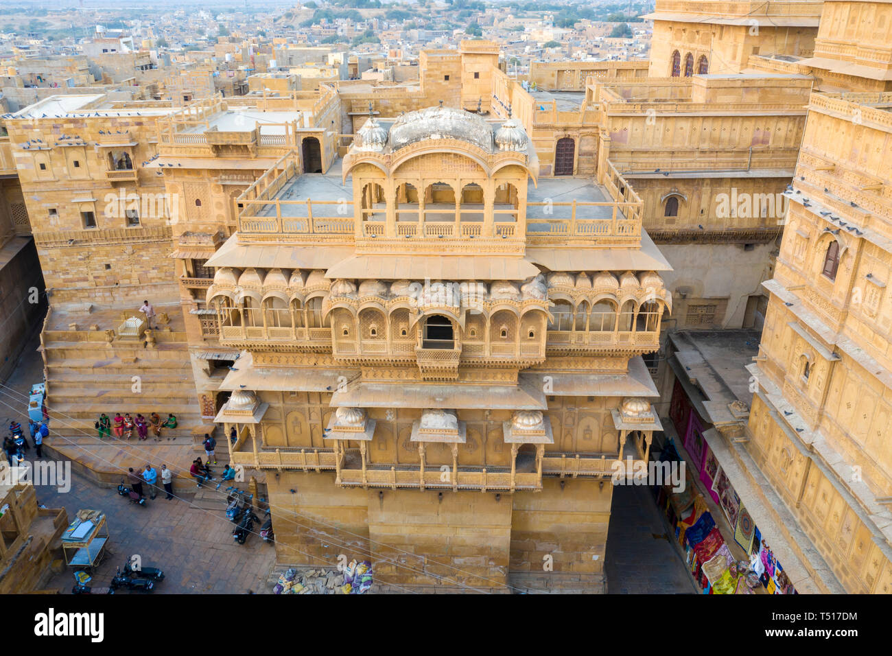 Indien, Rajasthan, Jaisalmer, Altstadt Stockfoto