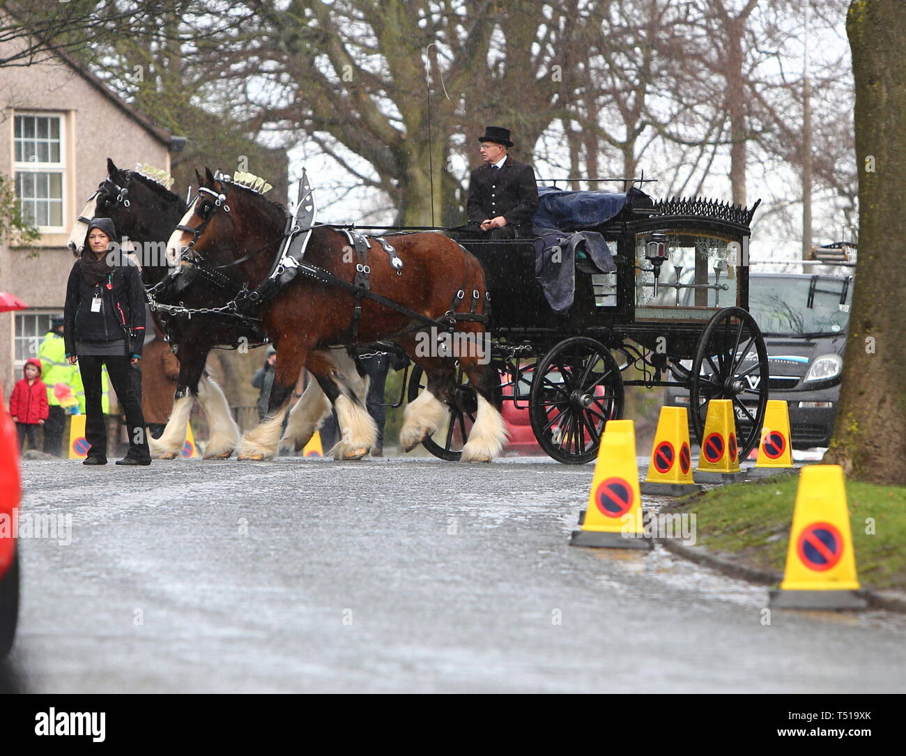 Liverpool, Großbritannien, Schauspieler Ken Dodds Beerdigung in der Stadt credit Ian Fairbrother/Alamy Stockfotos Stockfoto