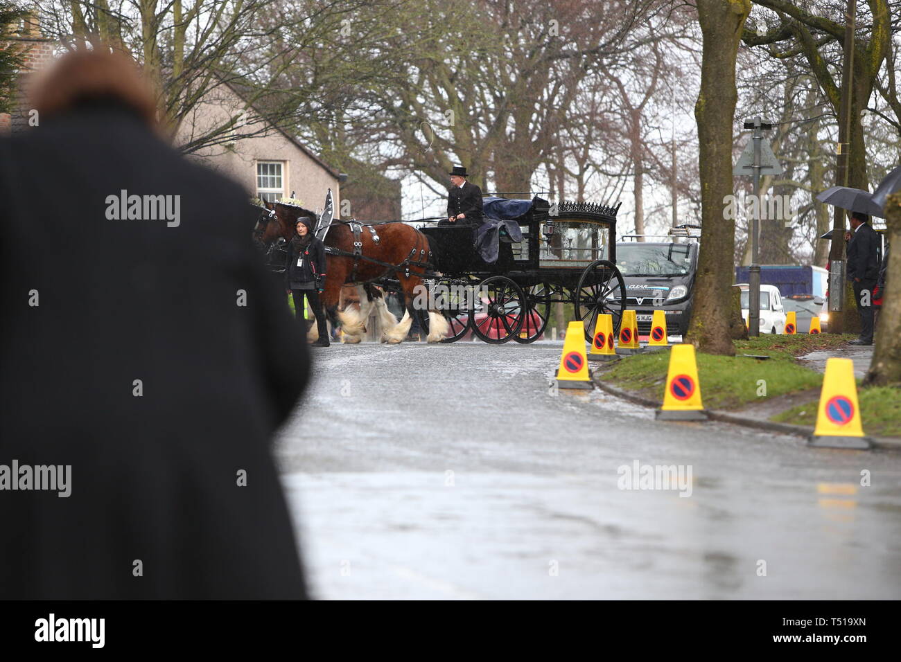 Liverpool, Großbritannien, Schauspieler Ken Dodds Beerdigung in der Stadt credit Ian Fairbrother/Alamy Stockfotos Stockfoto
