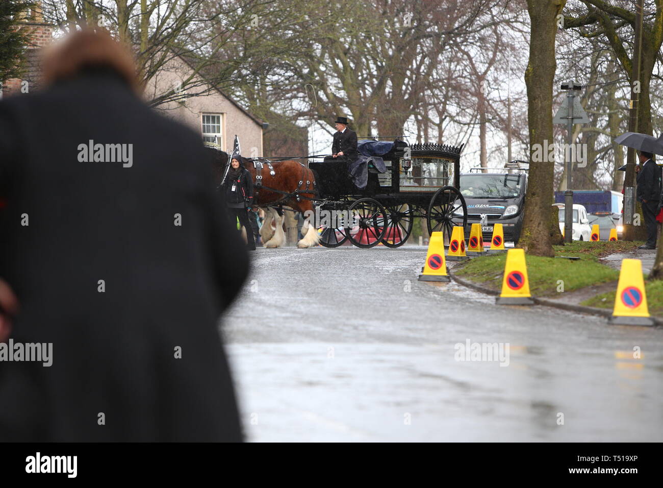 Liverpool, Großbritannien, Schauspieler Ken Dodds Beerdigung in der Stadt credit Ian Fairbrother/Alamy Stockfotos Stockfoto