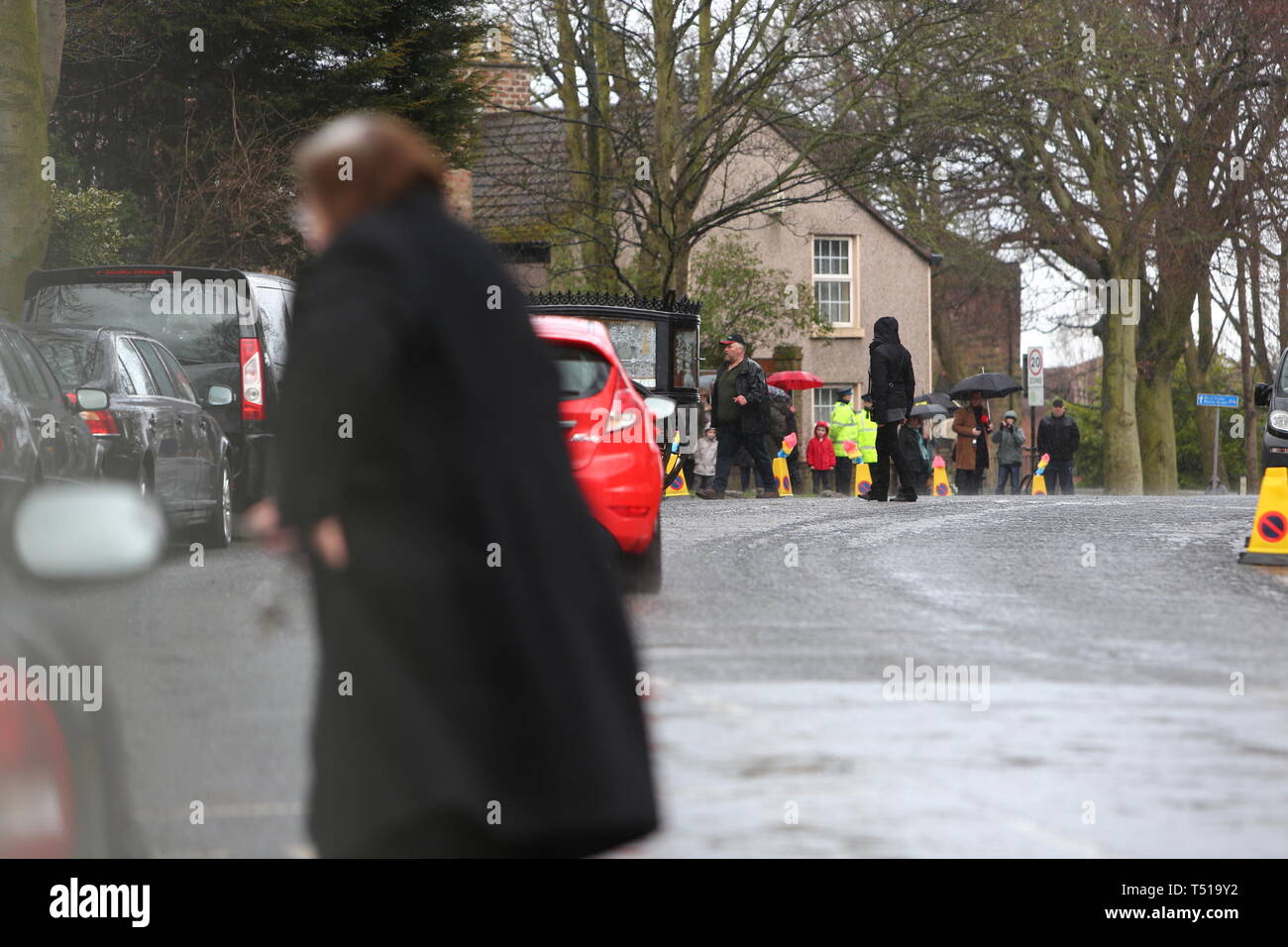 Liverpool, Großbritannien, Schauspieler Ken Dodds Beerdigung in der Stadt credit Ian Fairbrother/Alamy Stockfotos Stockfoto