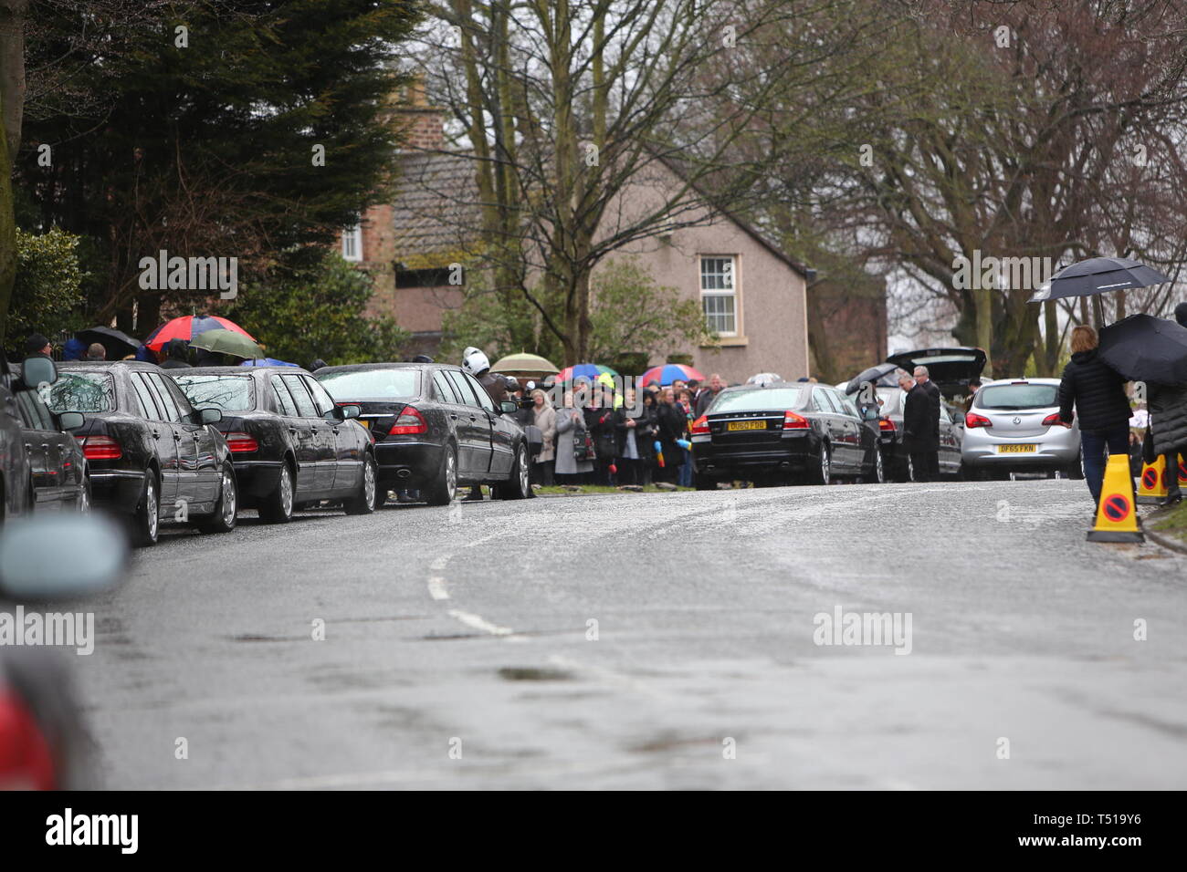 Liverpool, Großbritannien, Schauspieler Ken Dodds Beerdigung in der Stadt credit Ian Fairbrother/Alamy Stockfotos Stockfoto