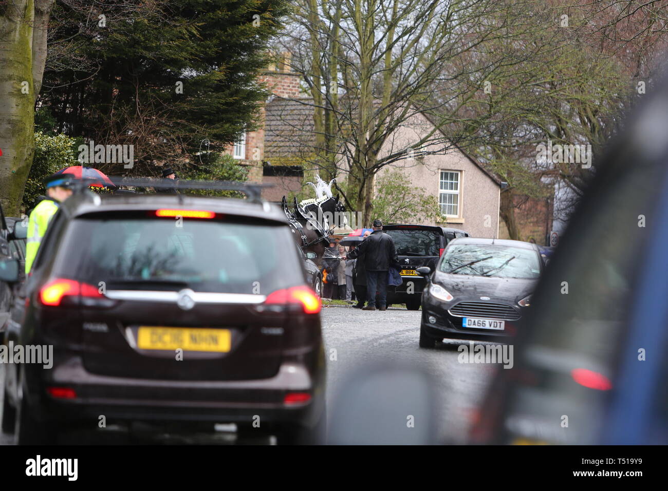 Liverpool, Großbritannien, Schauspieler Ken Dodds Beerdigung in der Stadt credit Ian Fairbrother/Alamy Stockfotos Stockfoto