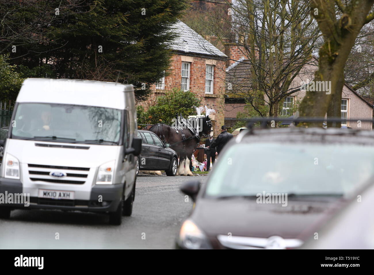 Liverpool, Großbritannien, Schauspieler Ken Dodds Beerdigung in der Stadt credit Ian Fairbrother/Alamy Stockfotos Stockfoto