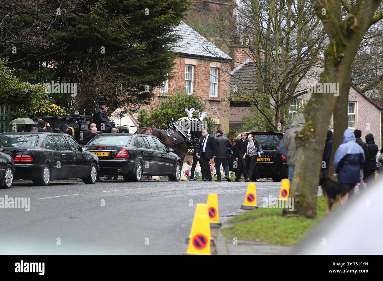 Liverpool, Großbritannien, Schauspieler Ken Dodds Beerdigung in der Stadt credit Ian Fairbrother/Alamy Stockfotos Stockfoto