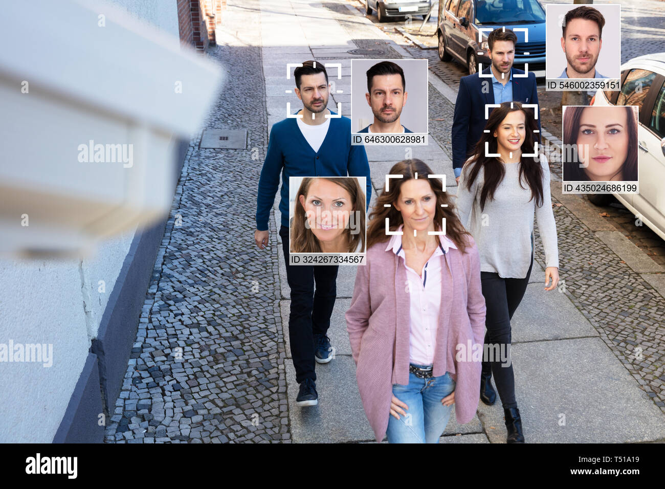 Selektiver Fokus Menschen mit geistigen Learning System erkannt Stockfoto