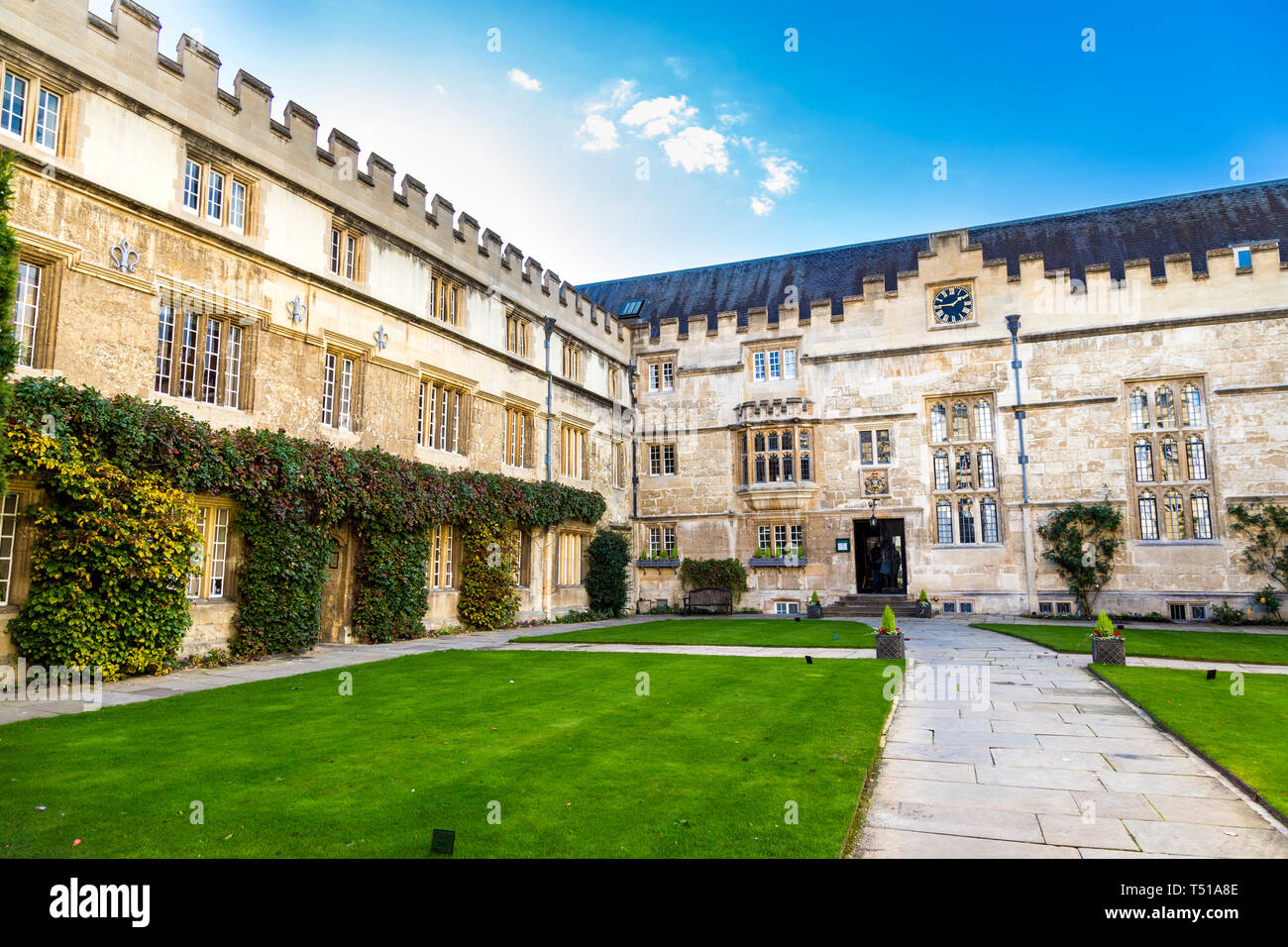 Jesus College an der Universität Oxford, Oxford, Großbritannien Stockfoto