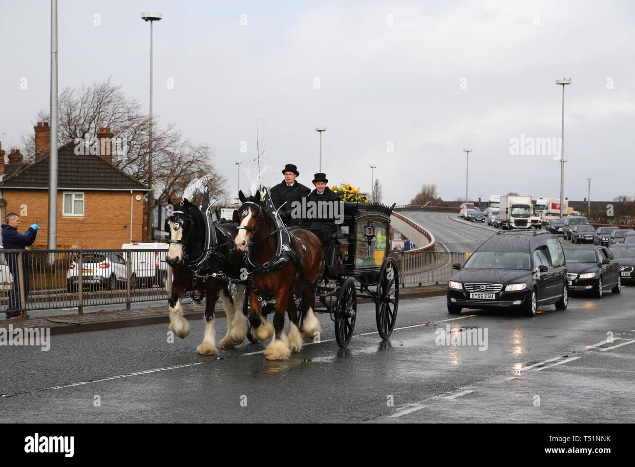 Liverpool, Großbritannien, Schauspieler Ken Dodds Beerdigung in der Stadt credit Ian Fairbrother/Alamy Stockfotos Stockfoto